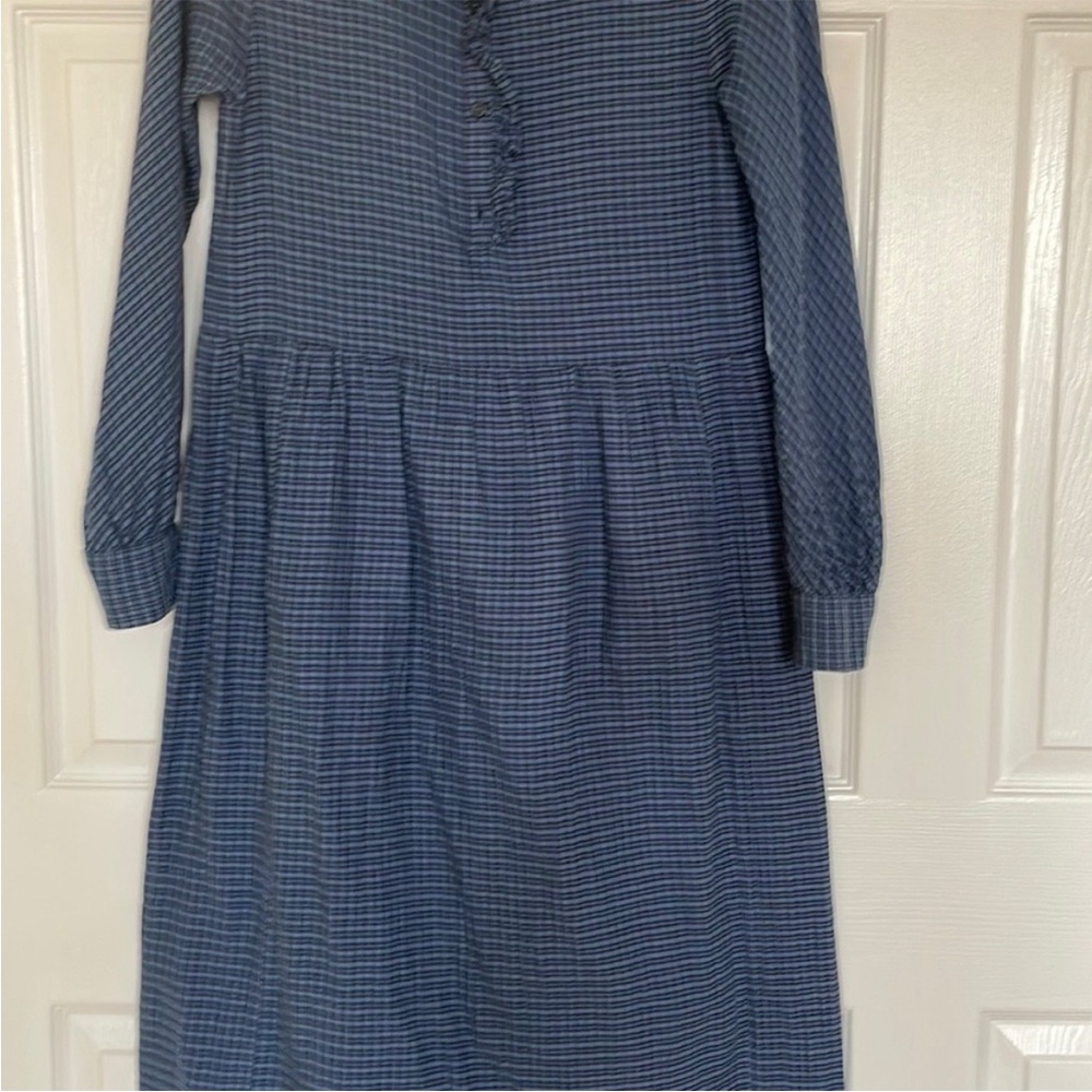 MASSCOB Betty blue plaid dress, size EU XS/ US 4 - Picture 14 of 16